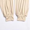 Dame Jumpsuiter Langermet V-hals Plissert Løse Bodysuits Topper For Damer Leotard Skjorter
