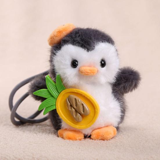 Penguin Sheep Design Plush Doll Keychain Pendant Soft Portable Mini Doll