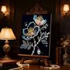 DIY Flower Pearl Diamond Art Painting Kits for Adults and Beginners,fine View Sparkling Painting Craft Home Wall Decor Handmade Gift