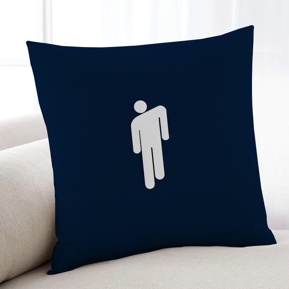 

Singer B-Billie E-Eilish-ES cushion cover Home Bedding Sofa living Room pillowcase Simple Soft Skin Cushion Cover Party Gift 12x12Inch
