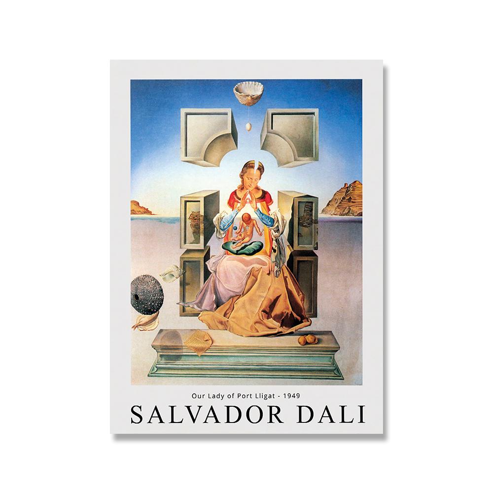 

Сюрреализм Импрессионизм Сальвадор Дали Wall Art Холст Плакат Печать Абстрактная Ретро Живопись Картина Фреска Гостиная Домашний Декор 21x30cm No Framed