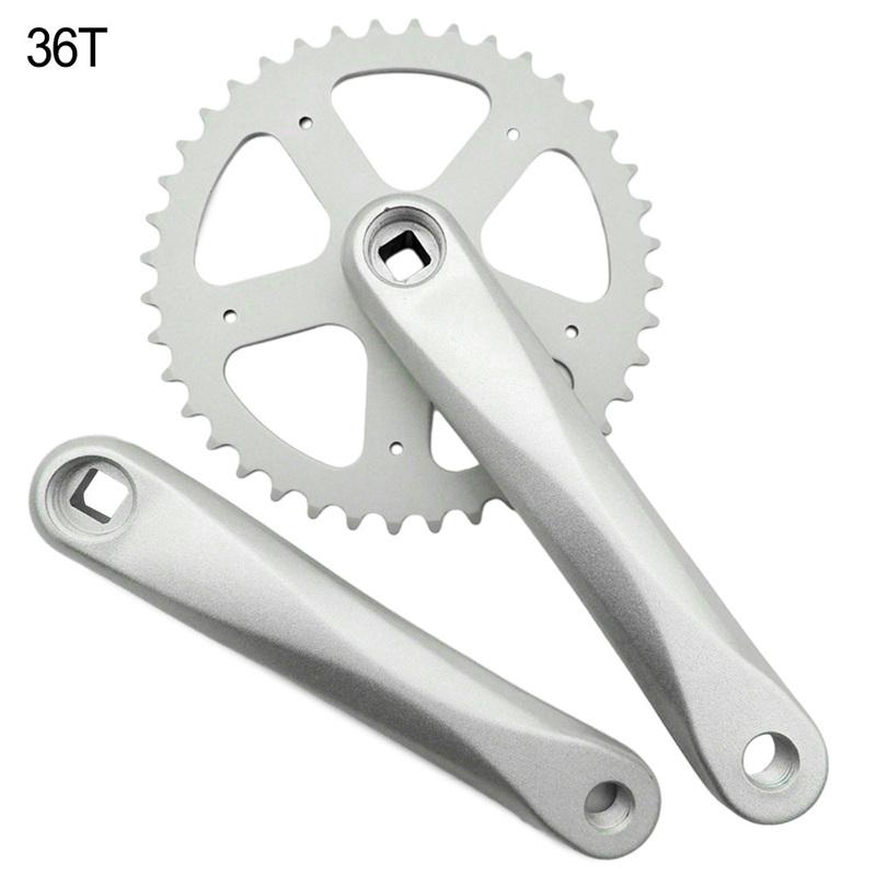 High Quality 170mm Square Taper Chainrings Set Crankset Chainset 40T 36T Crank for Mountain Bikes with Removable Chainrings