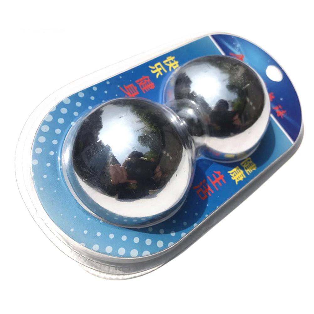 1 Pair Baoding Balls Elderly Rehabilitation Hand Finger Exercise Ball Rotating Joints Muscle Training Stress Relief Health Care
