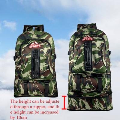 Bergsteigerrucksack mit großem Fassungsvermögen Outdoor-Reise-Doppelschultertasche Extra-große Gepäcktasche aus Oxford-Gewebe Herrenrucksack für Wanderarbeiter