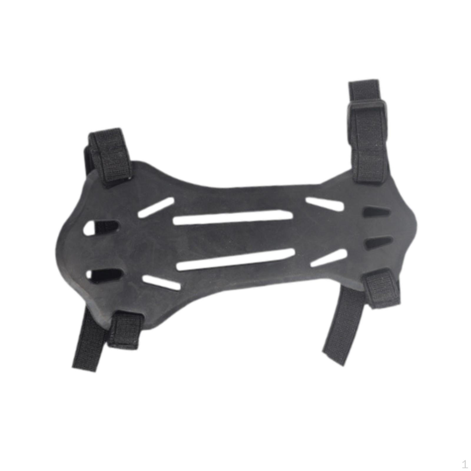 

Arm Guard, Forearm Protector with Quick Release Buckles, Easy to Use, Practice Accessory, Unisex. чорний