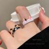 Cute Childlike Panda Ring Design Sense Simple Temperament Niche Versatile Sweet High Value Ring
