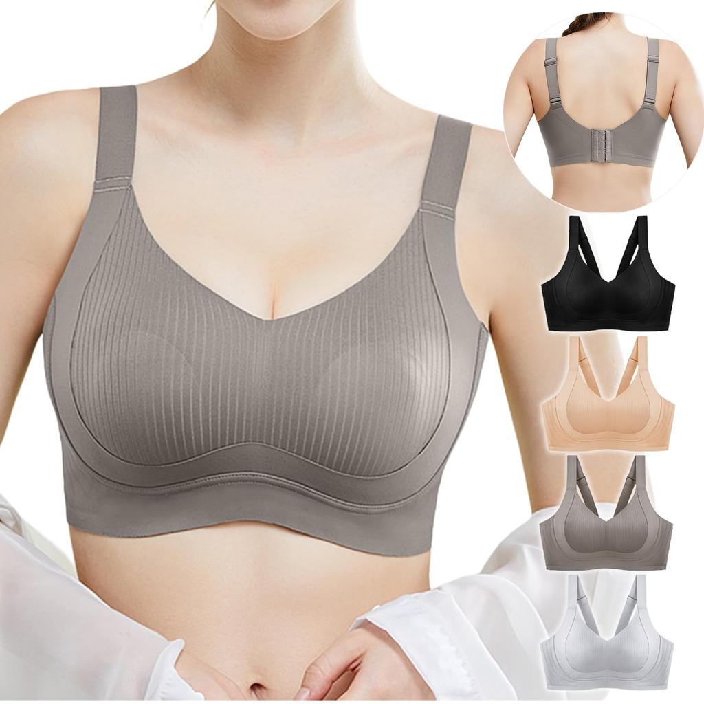 A Bra That Makes Your Breasts Look Corrective Seamless Bra That Makes Your Breasts Look Makes You Look Slimmer High Large Size Bra for Day and Night