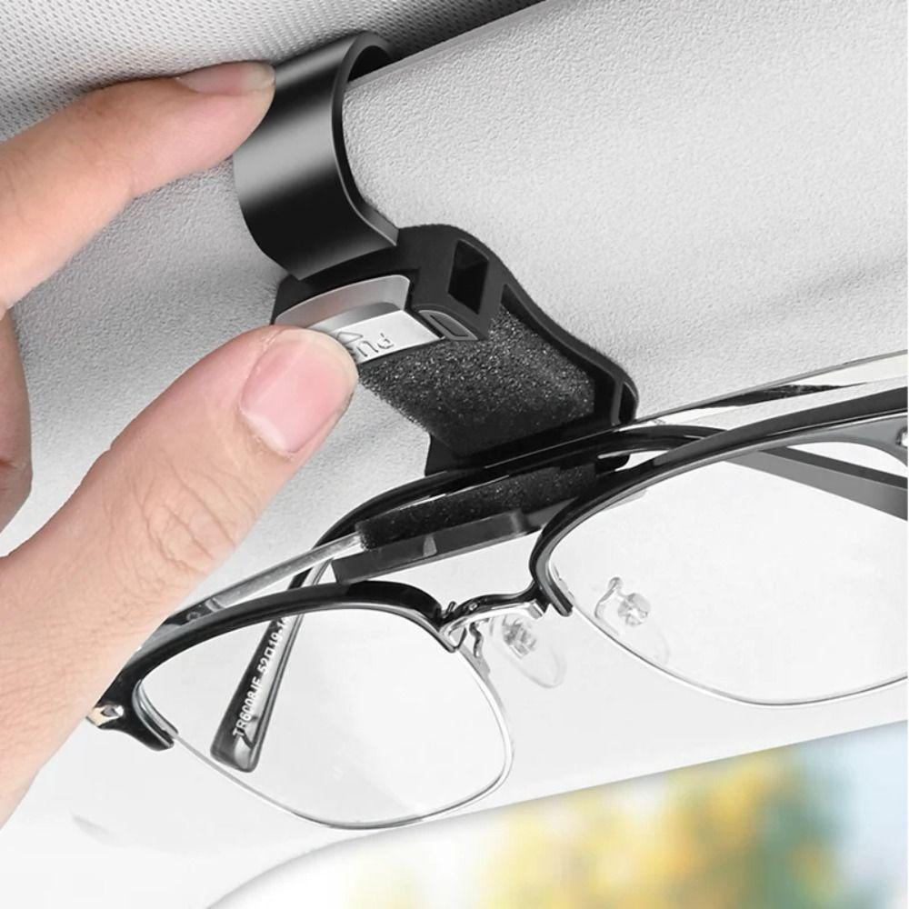 Eyeglass Organizer Car Glasses Rack Multi-functional Car Sunglasses Holder