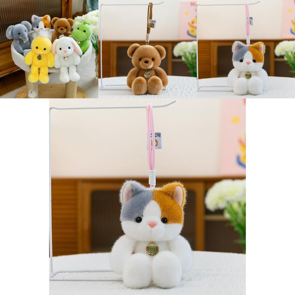 Plush Bunny Pendant Soft Toy For Kids Gift And Backpack Decoration
