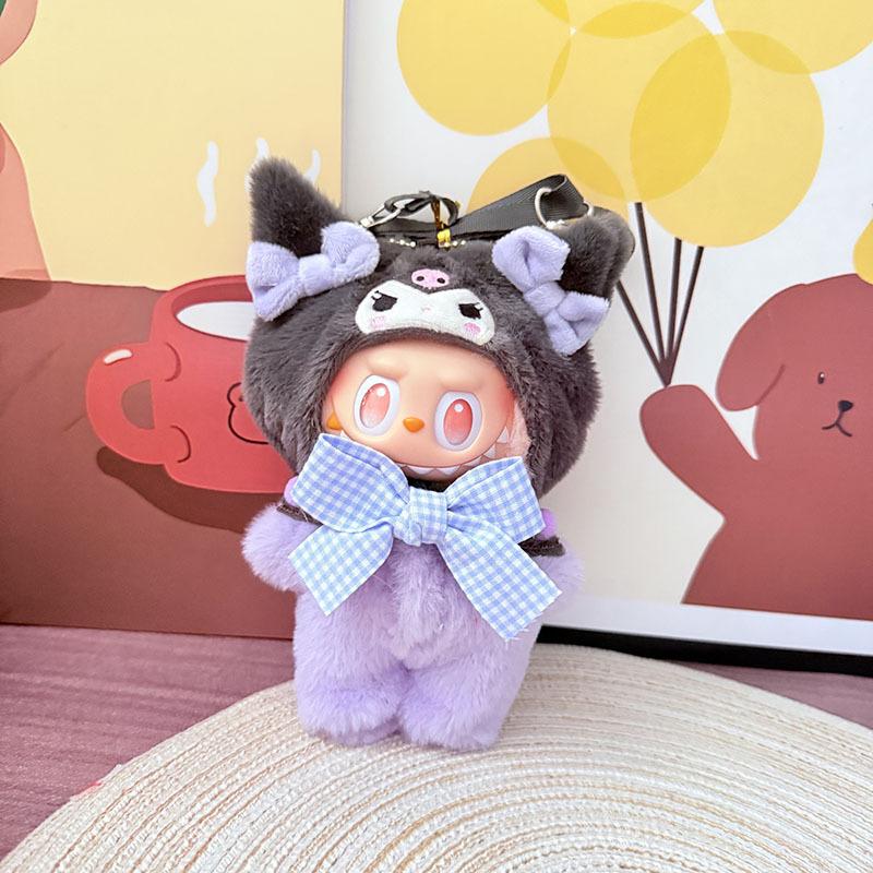 Cute Animals for Labubu Doll Clothing Set Hat 17cm Clothes Shoes Doll DIY Accessories Training Sitting Party Games Toys Gifts