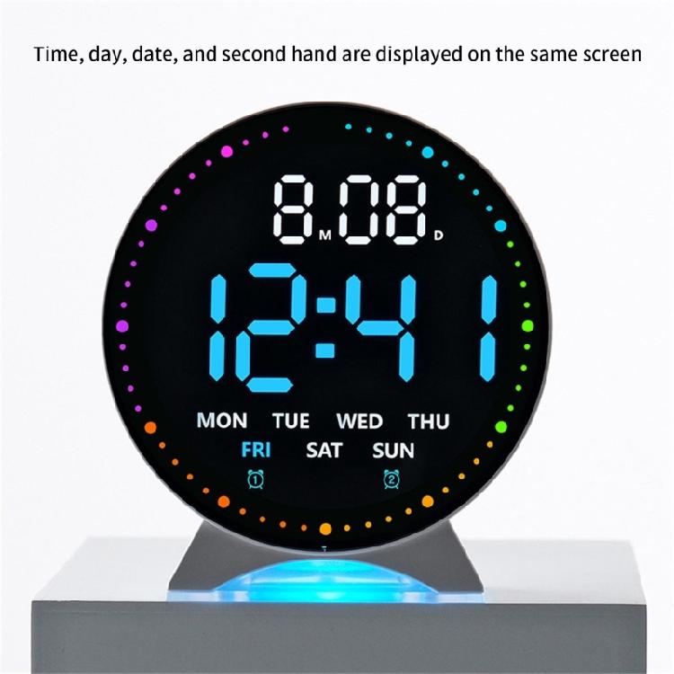 Digital Alarm Clock for Bedroom Electric Desk Clock with Large Number Temperature USB Port Loud Alarm LED Digital Clock