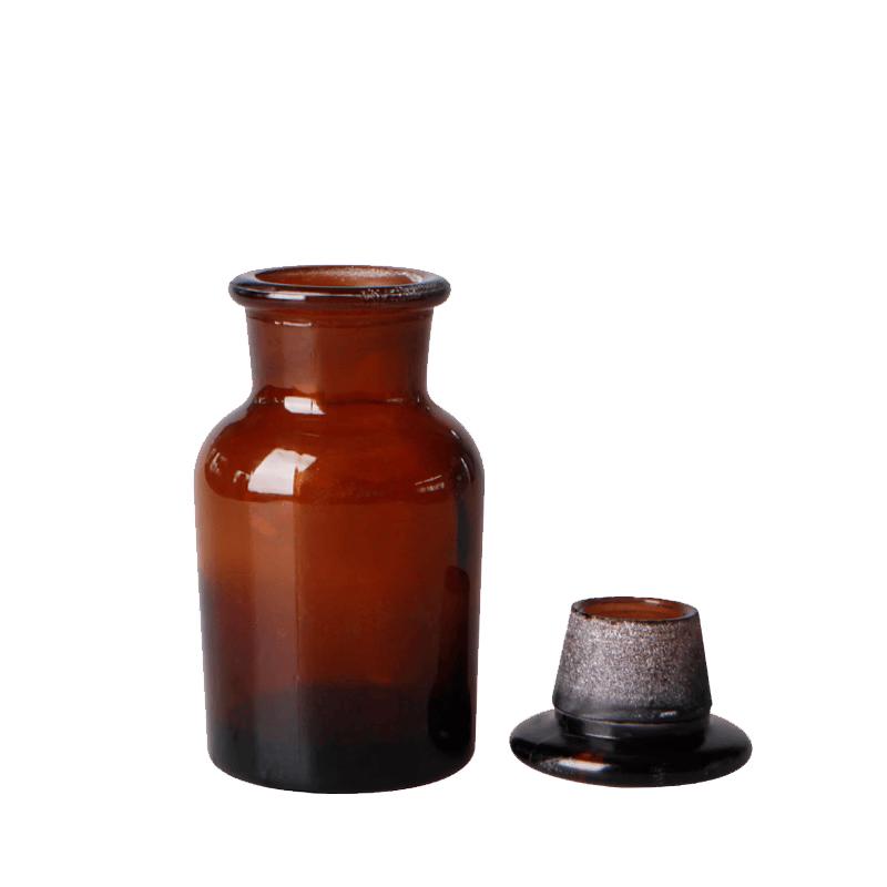 Thickened Sealed Glass Wide-Mouth Reagent Bottle 250ml