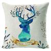 New Christmas Pillow Cover Elk Linen Print Pillow Cushion Cover Sofa Decorative Cushion