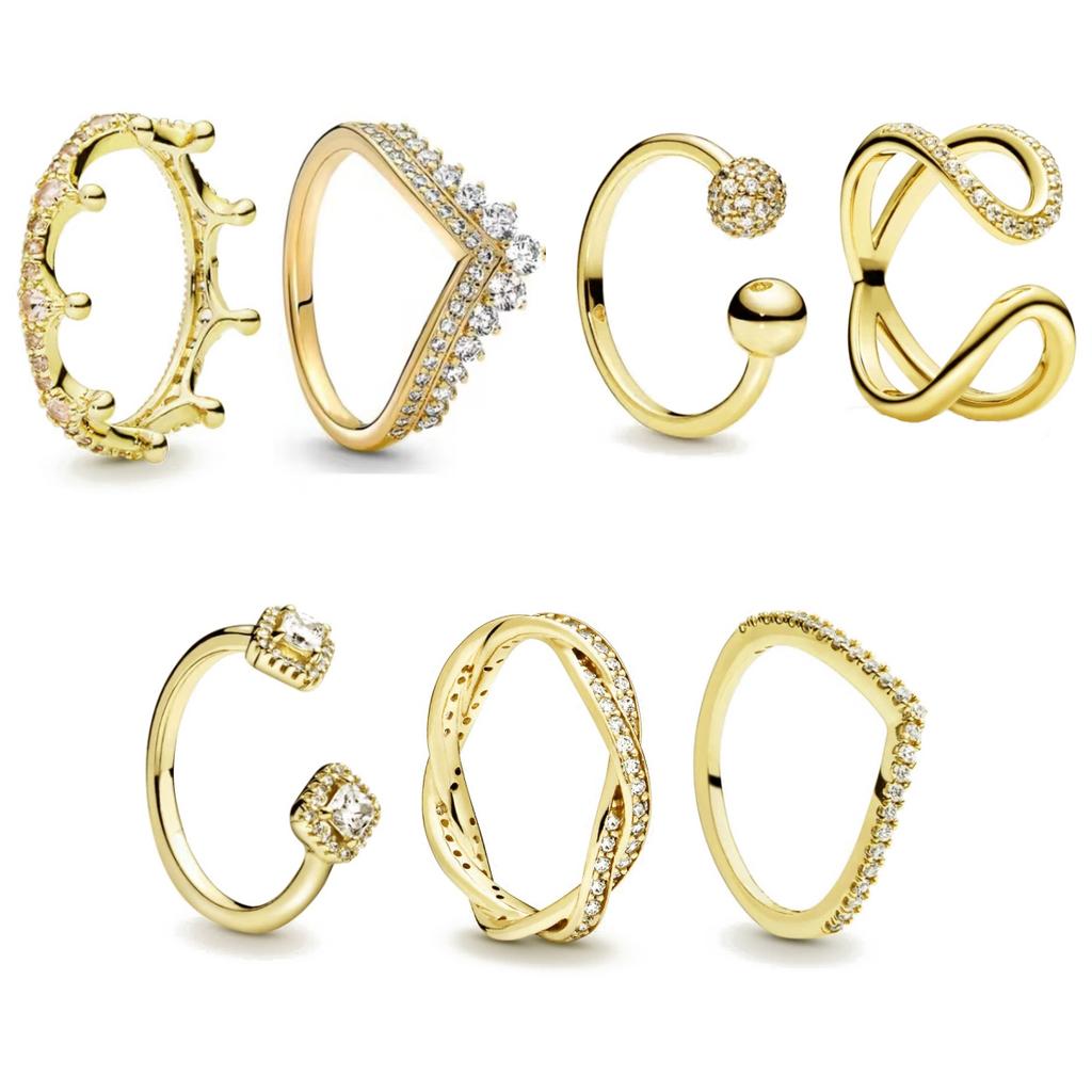 925 Silver Rings Crown Geometric Square Irregular Shape Ring For Women Silver 925 Ring Jewelry Trinkets Love Gift