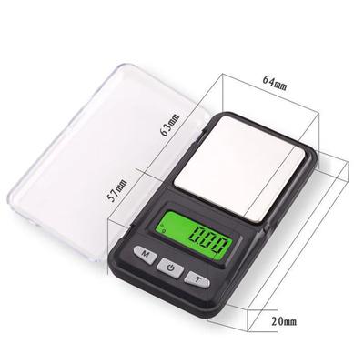 500g/0,1g mini kapesní digitální váha s vysokou přesností, přesná elektronická šperkovnice, zlatá váha, gramová potravinářská kuchyňská váha