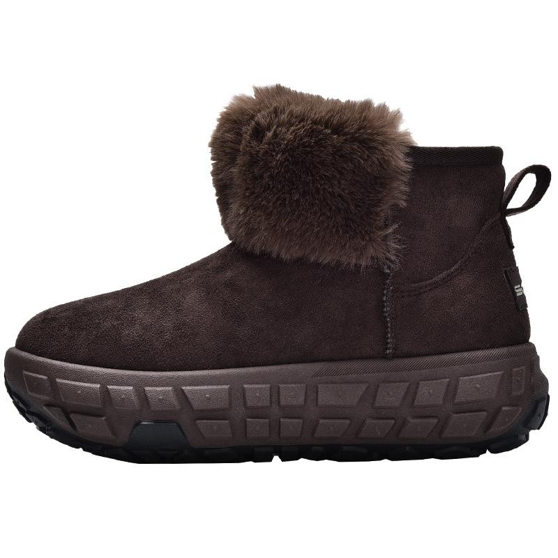 Winter New Platform Snow Boots Women's Plush Shoes Cotton Shoes 1376