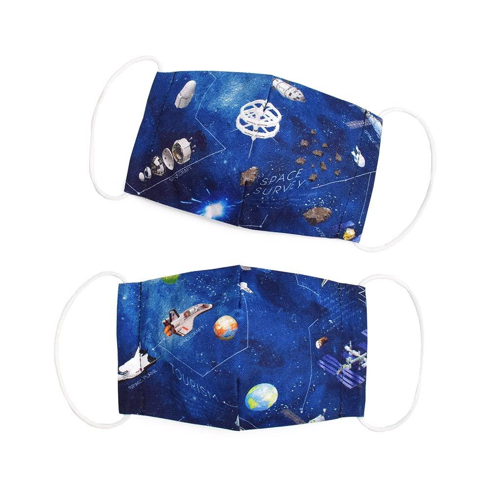 COLORFUL CANDY STYLE Apron and Mask Drawstring Bag Lunch and Two Antibacterial Sizes Perfect for Preschool and Stylish for Future Planetary