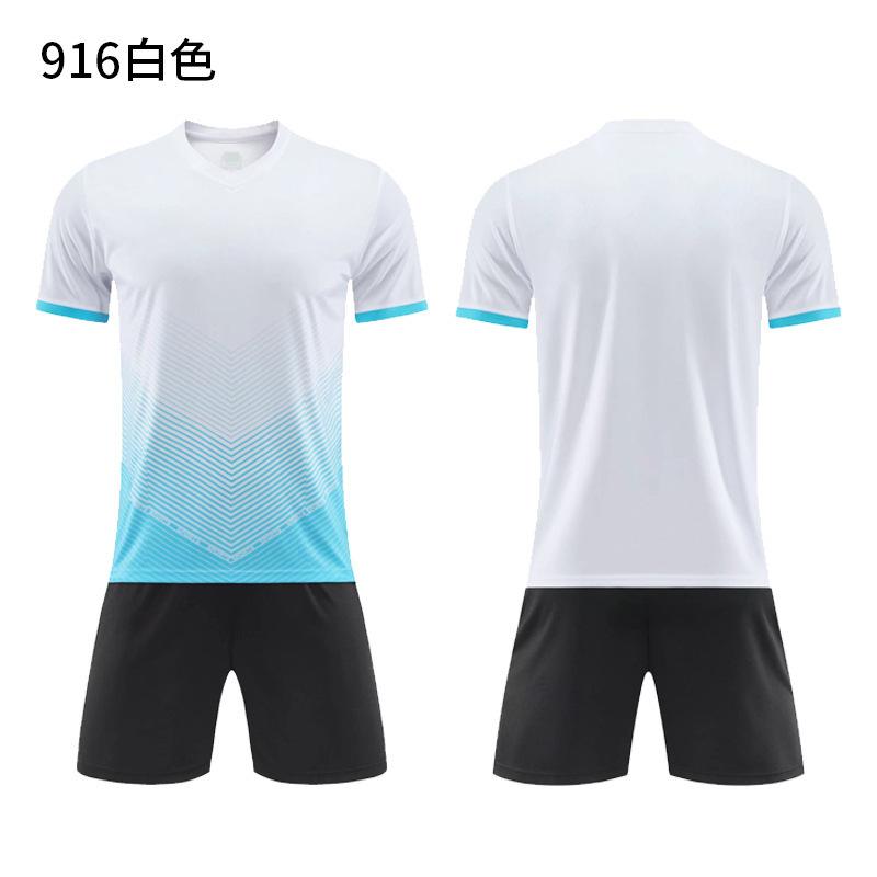 Football Jersey Sports Suit Printed Table Tennis Jersey Men'S Adult Game Training Jersey Children'S Short-Sleeved Jersey Set