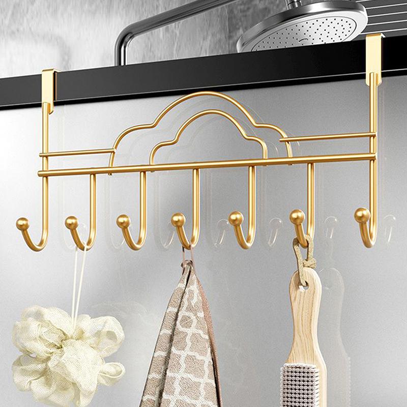 Behind The Door Hooks Household Storage Wall Hanger Hooks No Punch Coat Rack Home Storage Door Hooks Hanger