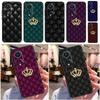 Quilted Texture Sofa Pattern Crown Case For Honor 200 Pro X9b X9a X8b X8a X8 X9 X9c 50 70 90 Lite Honor Magic 7 5 6 Pro Funda