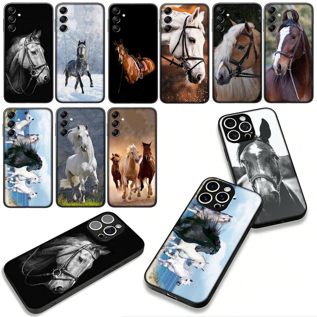Phone Cover Running Wild Horse Casing for Apple iPhone 17 16 11 Pro XS Max XR 6 7 8 Plus + 16E SE 2020 Air 5 8+ Case
