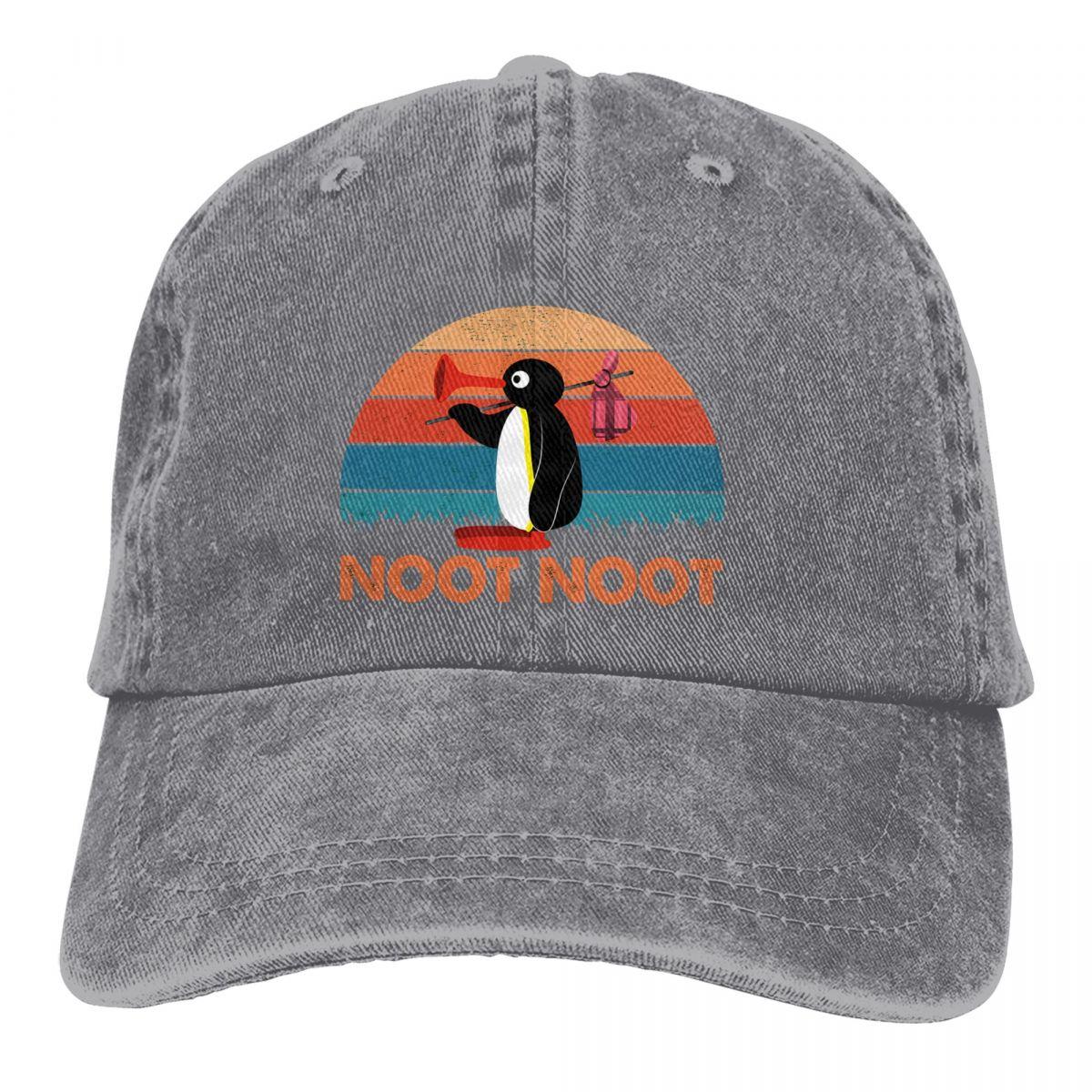 

Ретро винтажные милые бейсболки с животными, фуражка Noot Pingu Pinga Penguin TV, солнцезащитные шапки для унисекс One Size