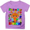 Just A Girl Who Loves Sprunki Tshirt Girls Cartoon Short Sleeve Summer Fashion Kids Clothes Baby Boys Incredibox Game T Shirts