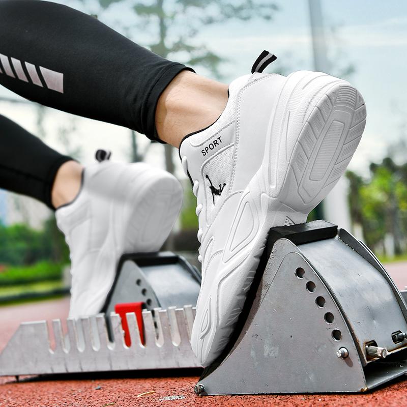 2025 summer breathable mesh sneakers men's platform youth fashion trend travel casual shoes student running shoes