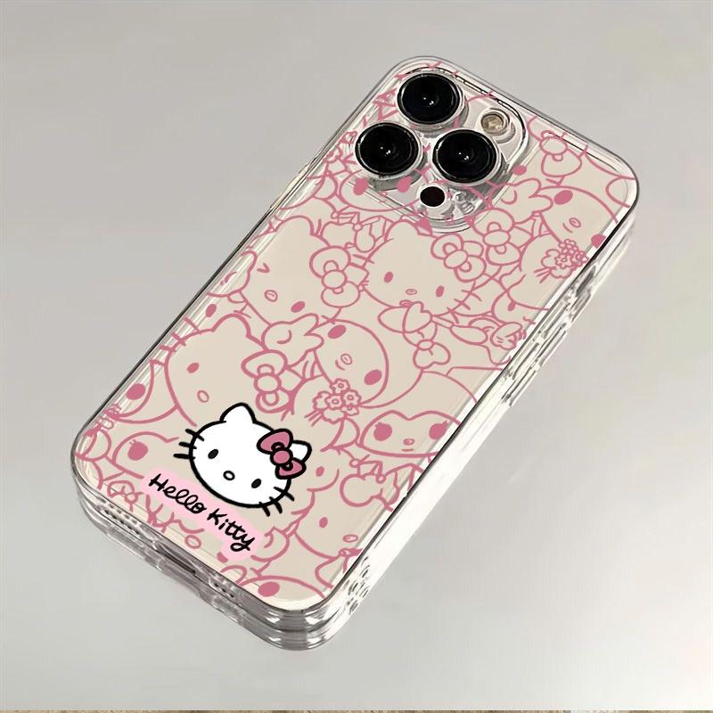 Hello Kitty Transparent Casing For Motorola Moto G60 G73 G53 G72 G52 G71 G22 G30 Edge 40 Pro G32 G30S 5G Cartoon Thin Phone Case