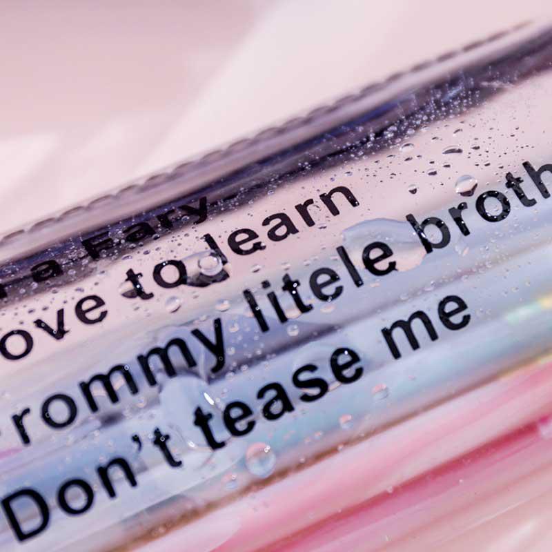 Kawaii Starry Sky Heart Pencil Case for Girls Boys Gifts School Cute Transparent Pencil Box Pencilcase Korean School Stationery