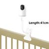 Portable Flexible Camera Clamp Mount Baby Monitor Camera Holder Stand Webcam Monitor Punch-Free Bendable Bracket Base With Clip