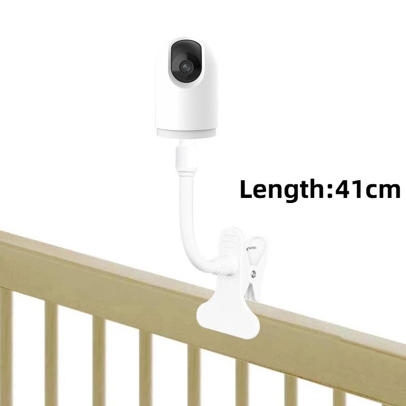 Portable Flexible Camera Clamp Mount Baby Monitor Camera Holder Stand Webcam Monitor Punch-Free Bendable Bracket Base With Clip