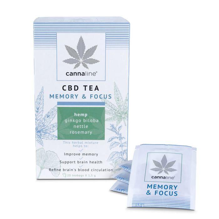 

Thé CBD pour la Mémoire, en sachets individuels 2 boîtes