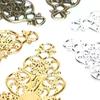 20 Stück filigrane Blumen-Verbinder zum Basteln, Verzierungen, Schmuck