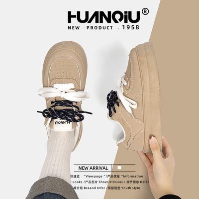 Global Retro Hong Kong Style Thick Baseplate Shoes Women's 2025 Spring New Breathable Casual Versatile Sports Shoes ZHQ3157