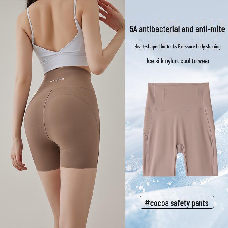 Lulu Women's High Waist Shark Yoga Shorts - Thin, Summer Sports Cycling Pants