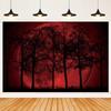 Graveyard Skull Background Ghosts 2025 Halloween Party Horror Night Theme Wall Decoration Banner Baby Backdrop Studio Photo Prop