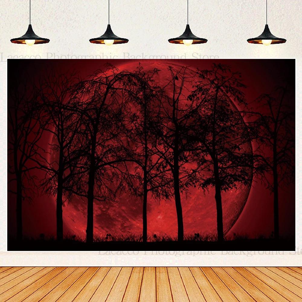 Graveyard Skull Background Ghosts 2025 Halloween Party Horror Night Theme Wall Decoration Banner Baby Backdrop Studio Photo Prop