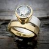 Classic Copper Alloy Zircon Ring Ladies Jewelry Wedding Promise Party Gift