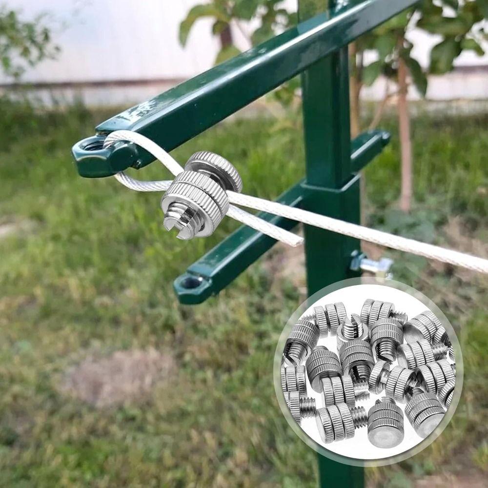 New Aluminium Alloy Electrical Fence Connector High Strength Corrosion Resistant Wire Join Clamp Electric Fence Wire Clamp