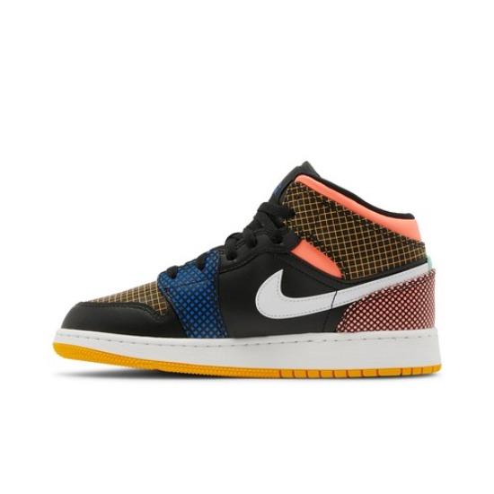 Air Jordan 1 Mid MMD GS Кроссовки Ретро Мульти Сетка DC4092-001 EU 36