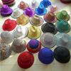 Rhinestone Fedora Jazz Hats Cowboy Hat For Women And Men Double-Sided Color Cap Red With Black Diamond Fedora