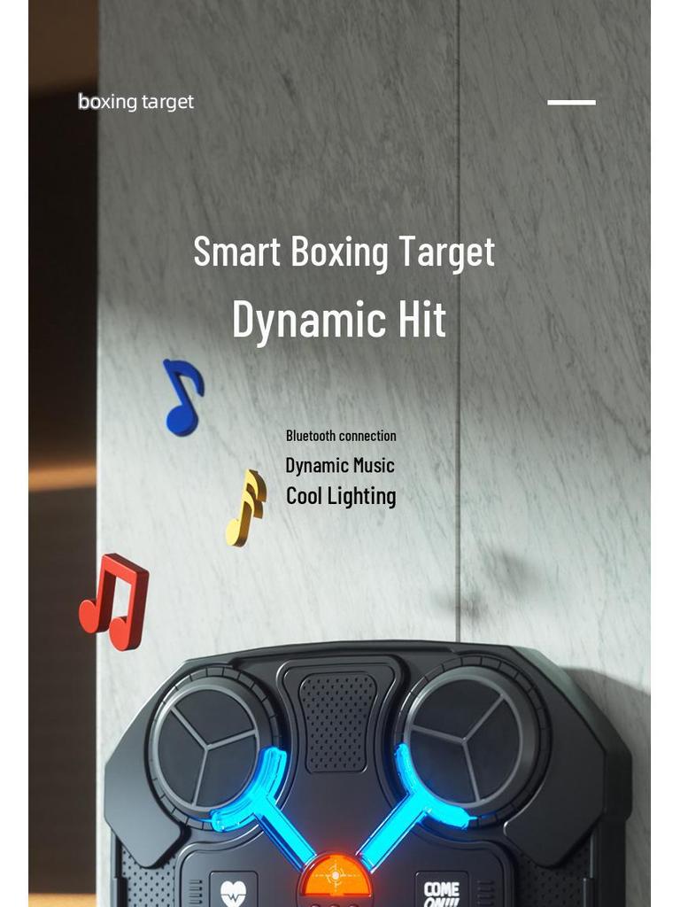 "Kids' Smart Bluetooth Music Boxing Trainer: Fitness & Decompression Toy"