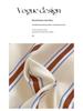 Korean Minimalist Striped Cotton Bedding Set: Duvet & Fitted Sheets for 1.8 Bed