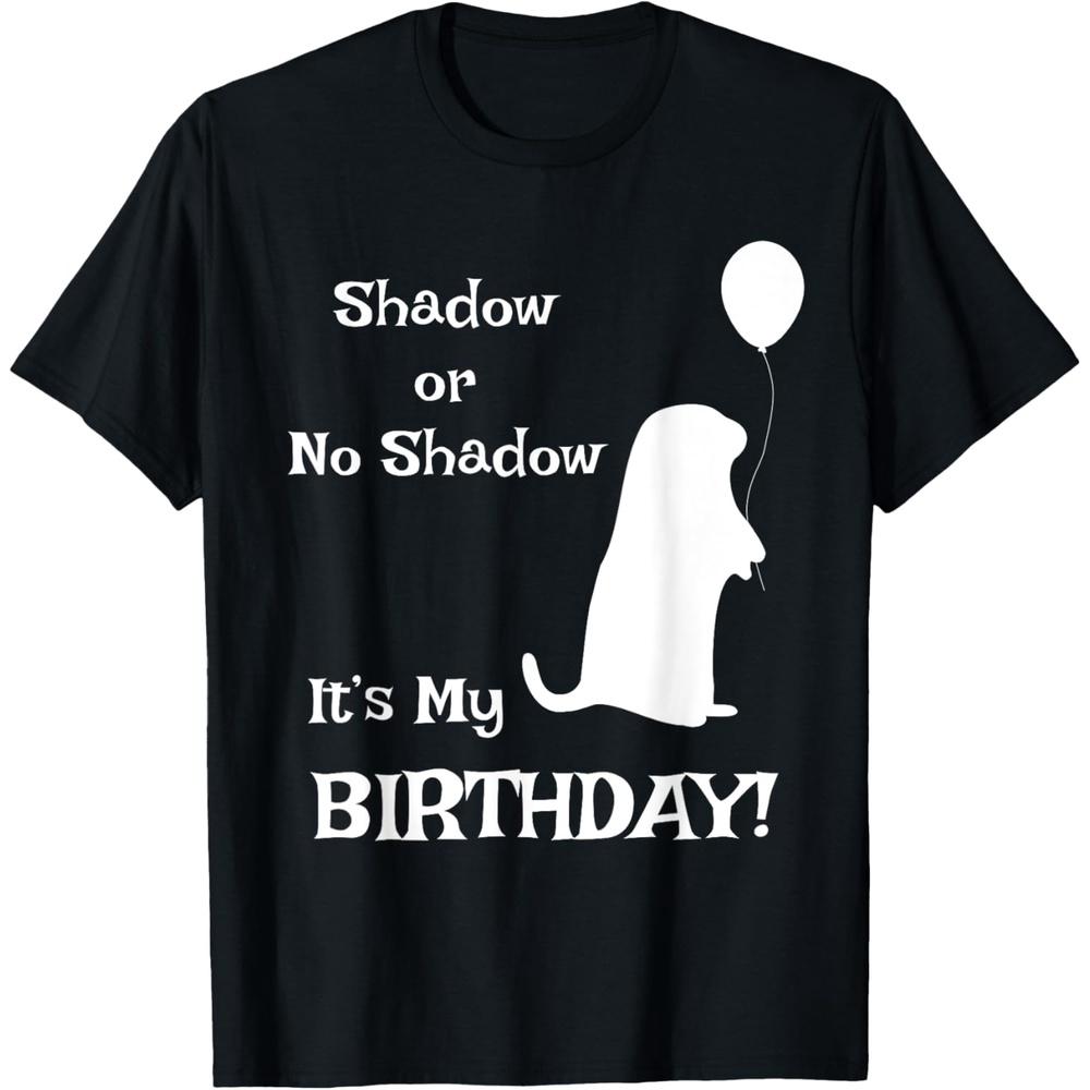 Groundhog Day Birthday Shirt - Perfect February 2nd Gift Tee Cotton Men T Shirt XS чёрный