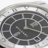 Bvlgari Solo Tempo Watches ST29S blackDial Stainless Steel Quartz Analog Display Women Used