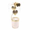1pcs  Silver Gold Candlesticks Rotating Romantic Rotation  Carrousel Tea Light Candle Holder Dinner Wedding Bar Party