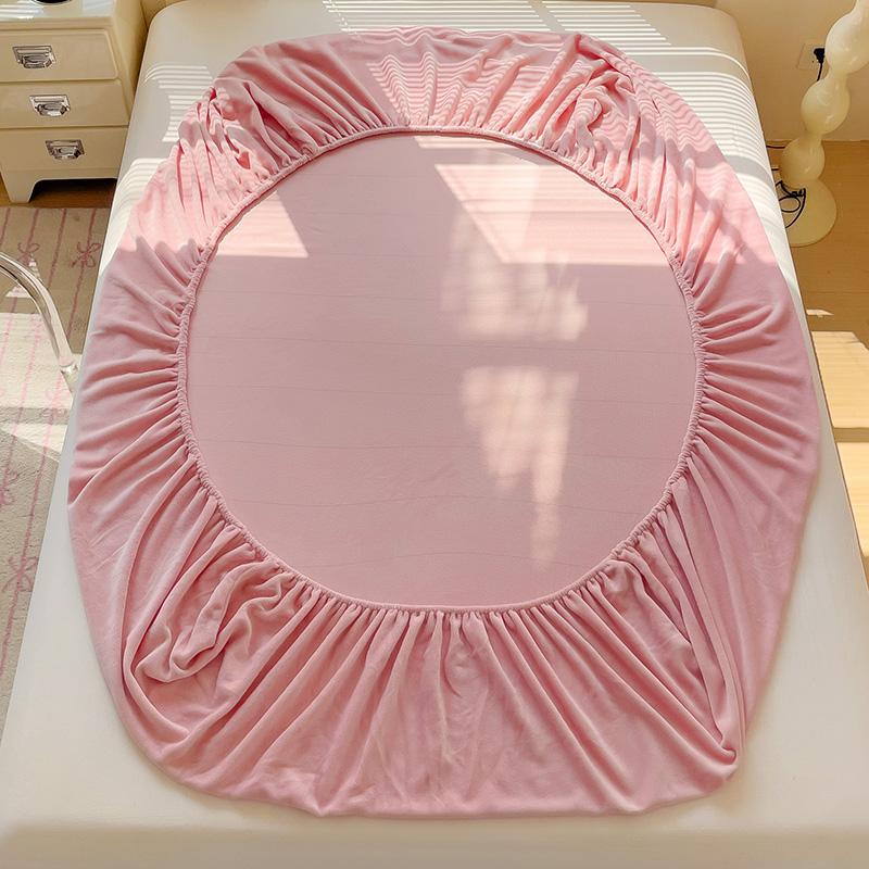 Winter Plush Elastic Fitted Sheet Couple Double Bedspread on The Bed Linen Mattress Pad Cover 90 150 180x200 Warm No Pillowcase