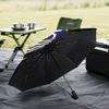 1PC Town Football Club Crest Printed Umbrella Folding umbrella, automatic umbrella 8-Frame for Travel, camping Fan gifts Christmas Gifts