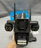 Icsee 9MP Wireless Triple-Lens Outdoor WiFi Camera with Triple-Screen Display.
